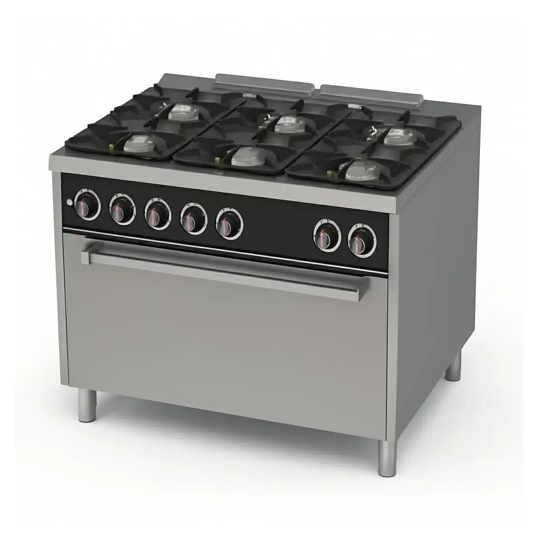 Fourneau à gaz 6 feux série 900