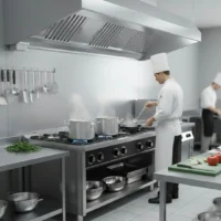 Fourneau à gaz 6 feux série 900, sur placard