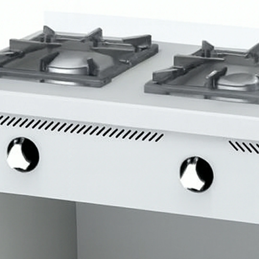 Fourneau à Gaz Professionnel Classique 3 Feux