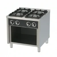 Fourneau à gaz professionnel sur placard