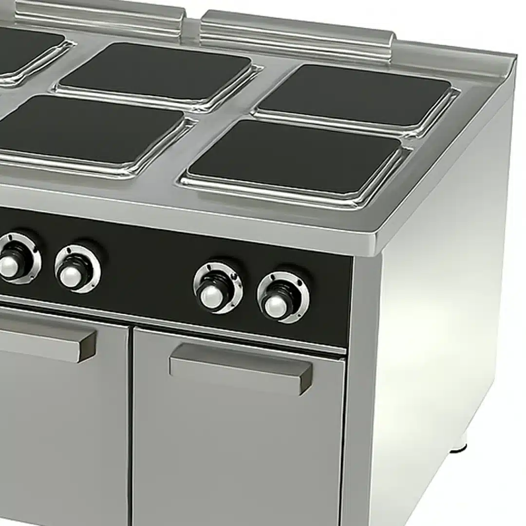 Fourneau électrique 6 plaques série 900