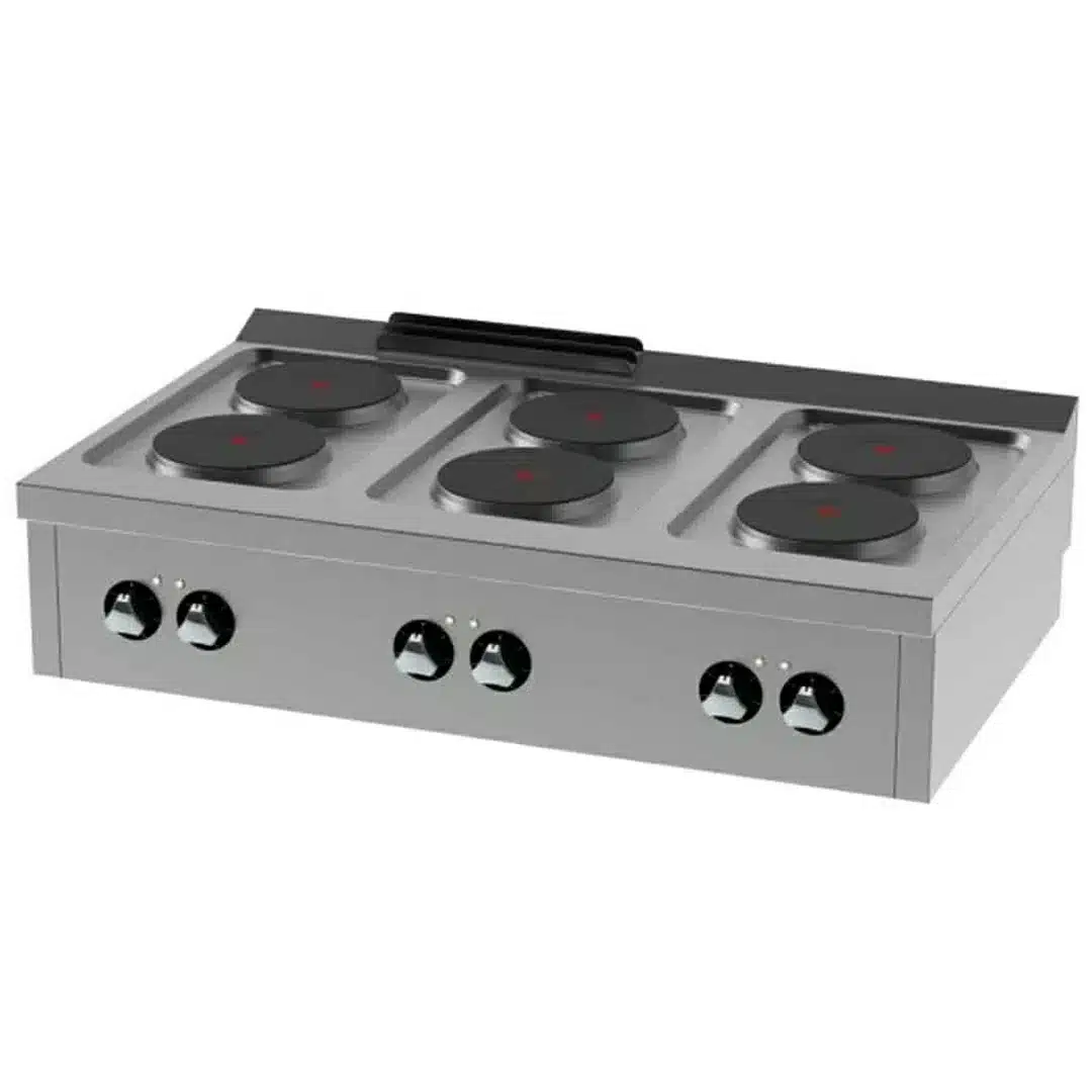 Fourneau électrique 6 plaques à poser