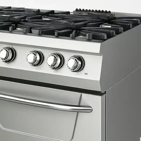 Fourneau professionnel 6 feux