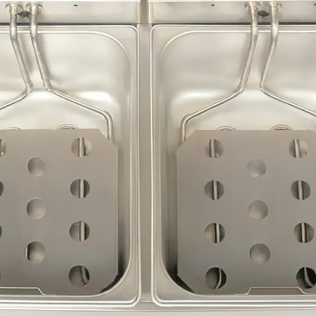 Friteuse double 2 x 2,8 kW