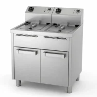 Friteuse double cuve triphasée