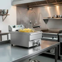 Friteuse Électrique sur Table en Inox 13 L