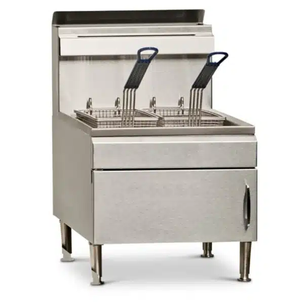 Friteuse à Gaz Professionnelle 40L Ou 60L En Inox - Pour Restaurant Ou Usage Domestique Intensif, Avec Panier, égouttoir Et Vanne Vidange