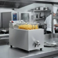 Friteuse Professionnelle Simple 8 L avec Minuterie