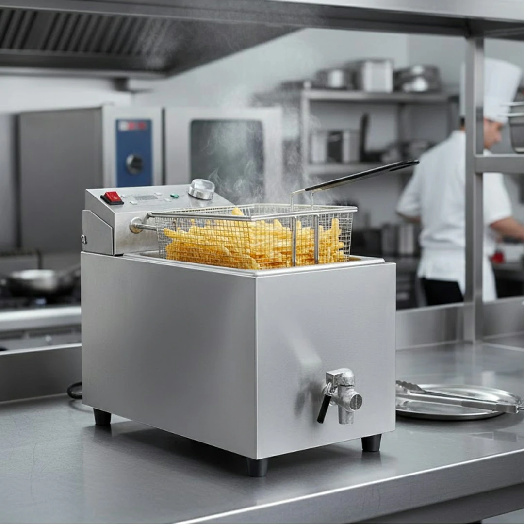 Friteuse Professionnelle Simple 8 L avec Minuterie