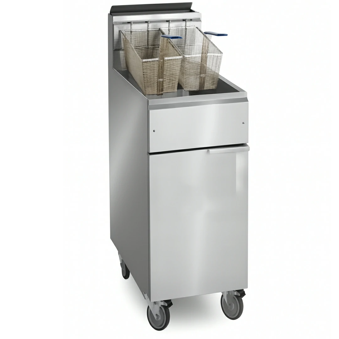 Friteuse à gaz chauffe indirecte