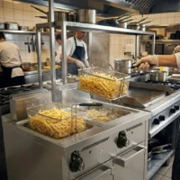 Friteuse à Gaz Professionnelle Série 600 sur Placard