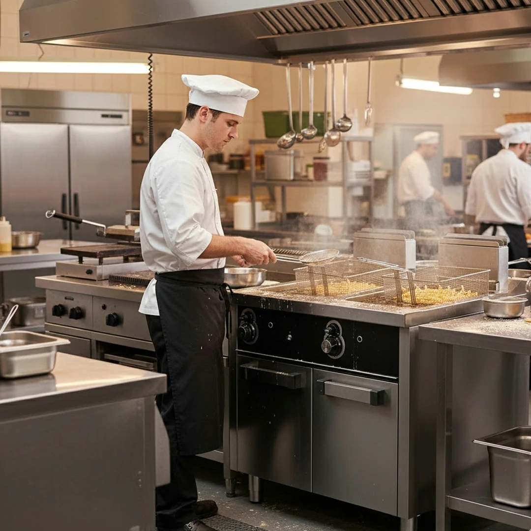 Friteuse à Gaz Professionnelle Série 900 20 L + 20 L