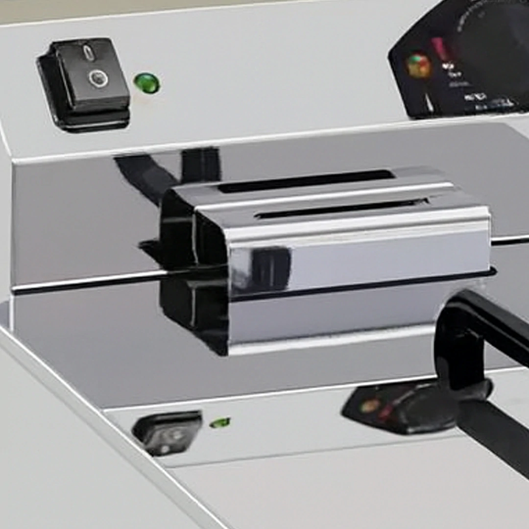 Friteuse de table électrique avec vidange simple inox