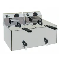 Friteuse de table électrique double turbo