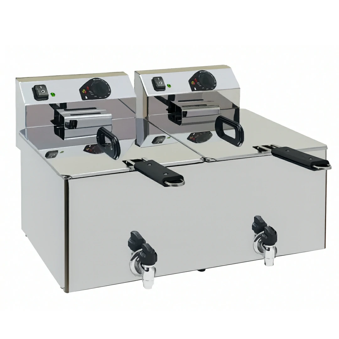 Friteuse de table électrique double turbo