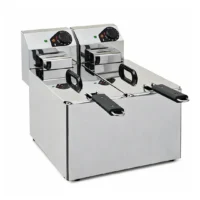 Friteuse de table électrique 2 x 8 L