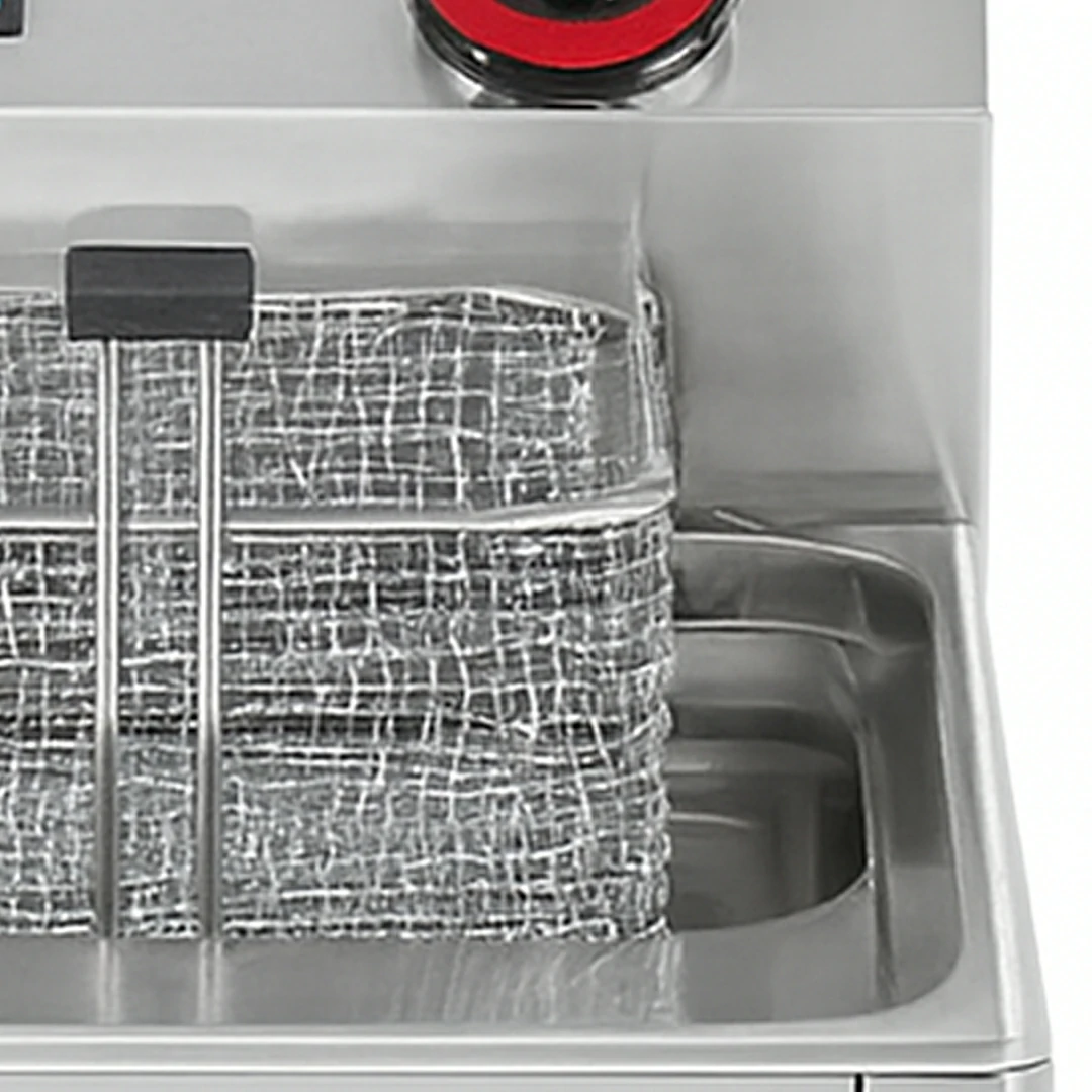 Friteuse de table électrique mono 230 V avec vidange simple