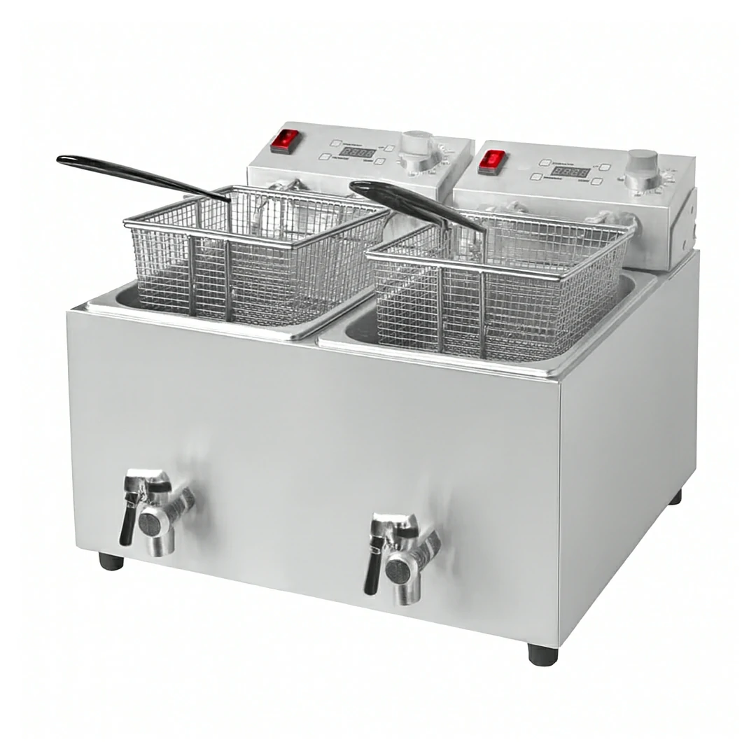 Friteuse électrique 2x8 L