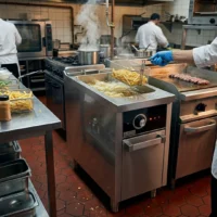 Friteuse Électrique Professionnelle Triphasée 22 L