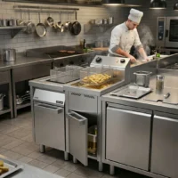 Friteuse électrique, 10 L, série 600, sur placard