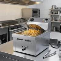 Friteuse électrique 10 L triphasée 9 kW série 600 à poser