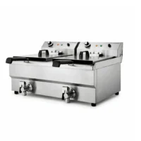 Friteuse électrique sur table double paniers