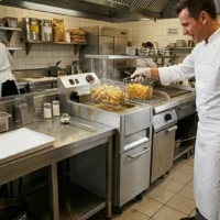 Friteuse sur Coffre Électrique Professionnelle 13 L