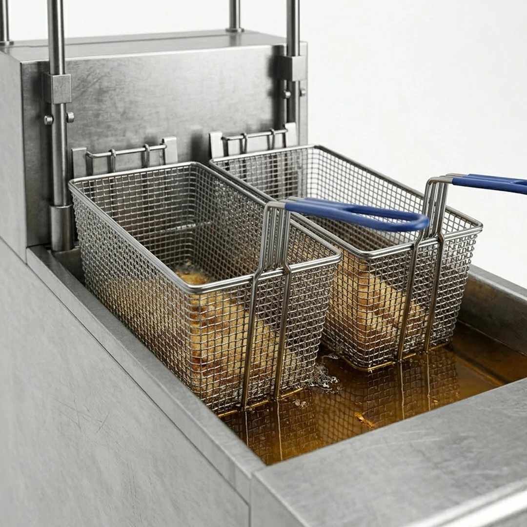Friteuses électriques avec programmateur et relevage automatique