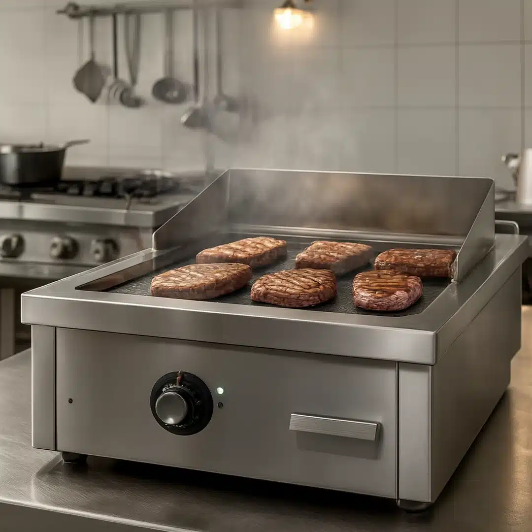 Fry-top Électrique Professionnel 600 mm à Poser