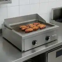 Fry-top Électrique Professionnel, Revêtement Chromé