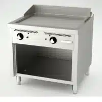 Fry-top à gaz série 750 acier