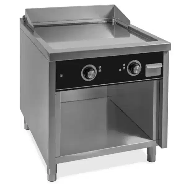 Fry-top électrique professionnel L 800 mm