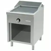 Fry-top électrique en acier rectifié L 600 mm