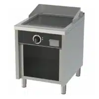 Fry-top électrique en acier rectifié