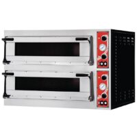 Four à pizza 2 chambres inox