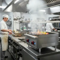 Grill Charbon à Gaz Professionnel 14 kW