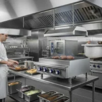 Grill Charcoal à gaz pour comptoir largeur 610 mm