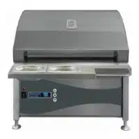 Grill à viande avec capot 1 brûleur
