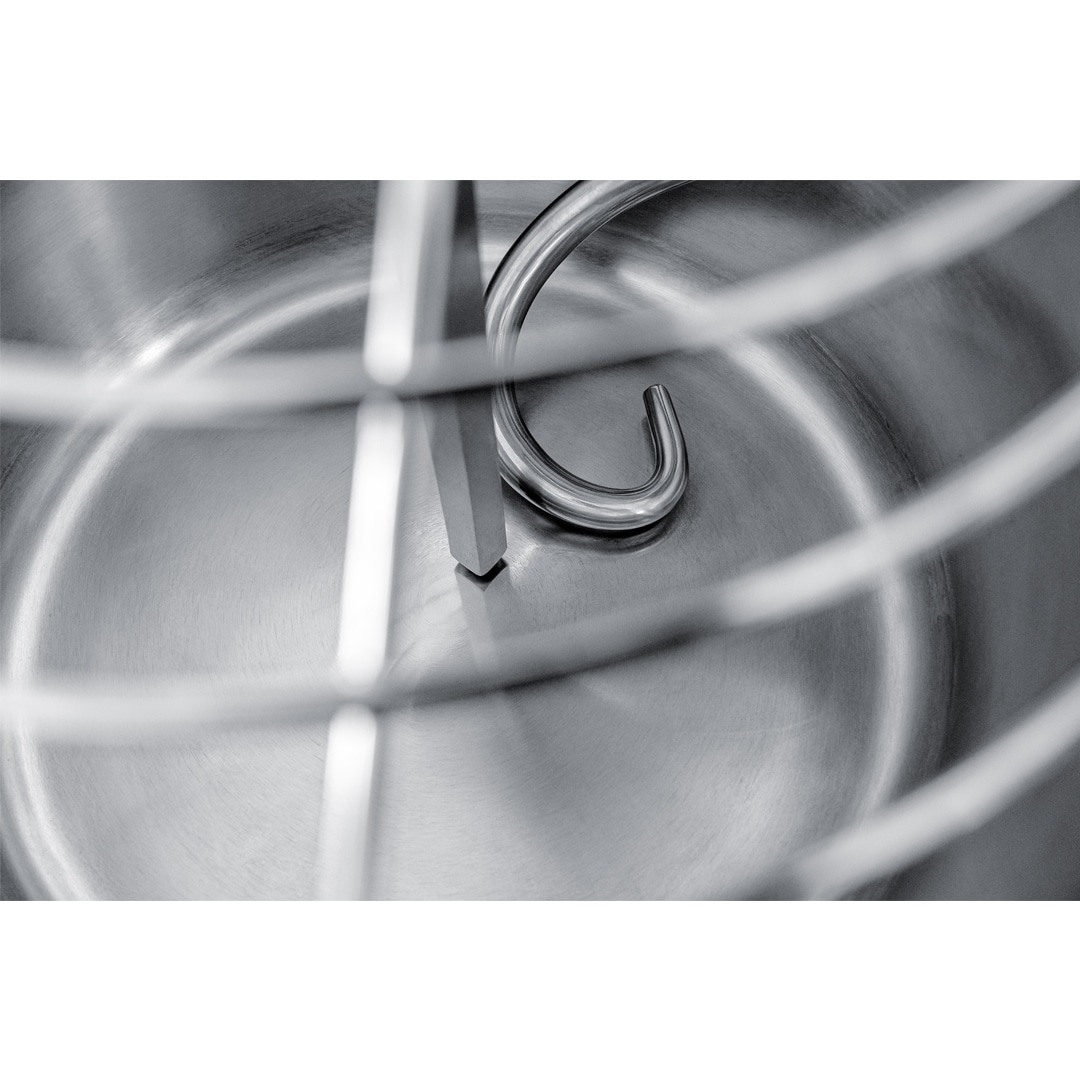 Pétrin Professionnel Tout Inox – Capacité 3 Kg, Minuterie, Inclinaison 90° – Pour Boulangeries, Pizzérias, Maison