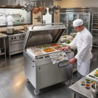 Machine à emballer sous vide industrielle TITAN F1000D100
