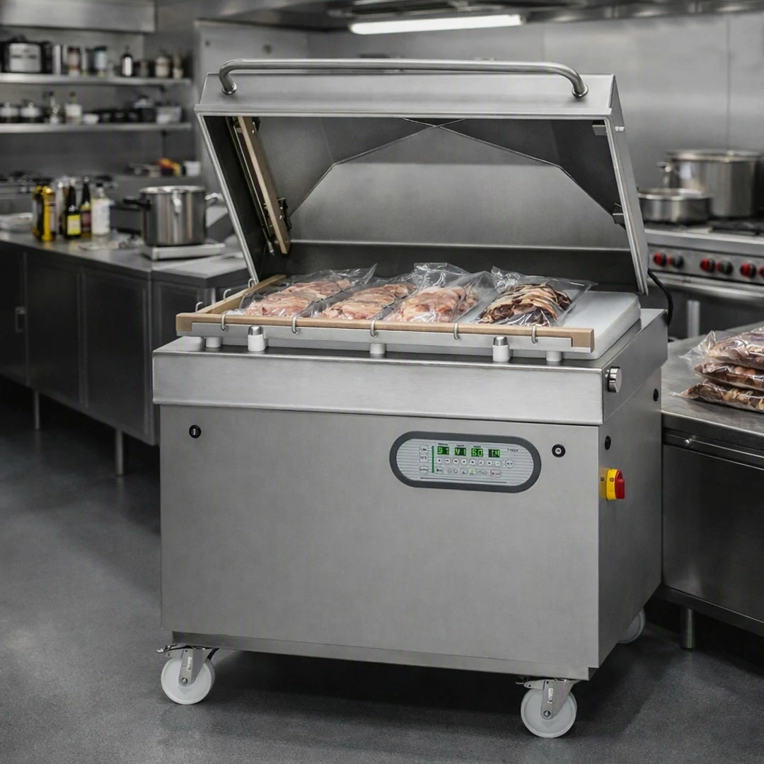 Machine à emballer sous vide industrielle TITAN F1000D250
