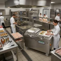 Machine sous vide industrielle double chambre TITANX480100