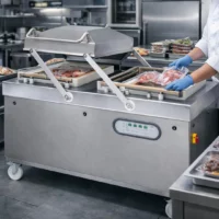 Emballeuse sous vide industrielle double chambre TITANX630100