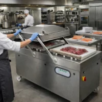 Emballeuse sous vide industrielle double chambre TITANX630160