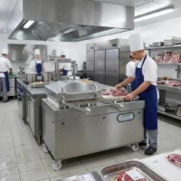 Machine à emballer sous vide industrielle TITANX630S100