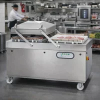 Machine sous vide industrielle double chambre TITANX630S63