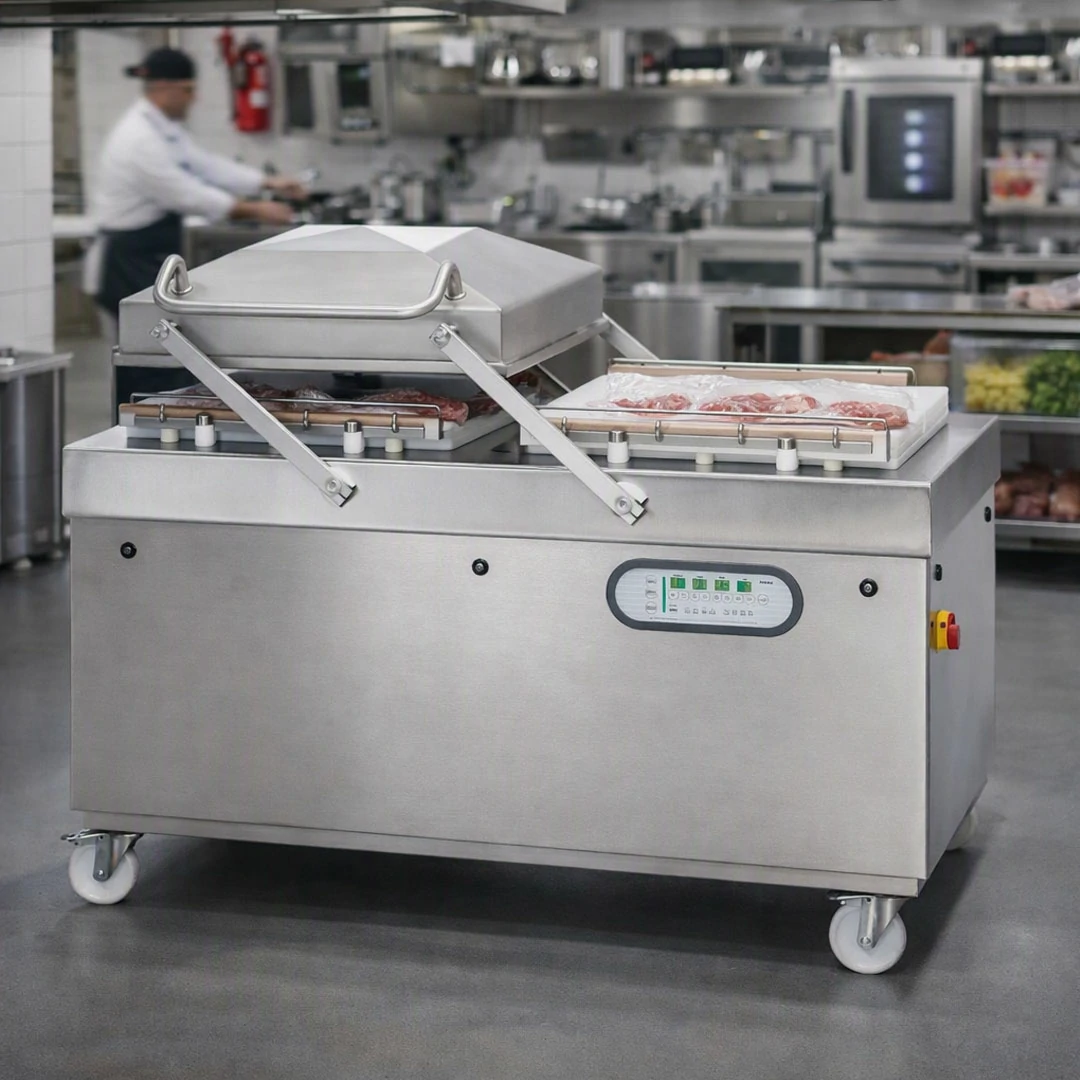 Machine sous vide industrielle double chambre TITANX630S63
