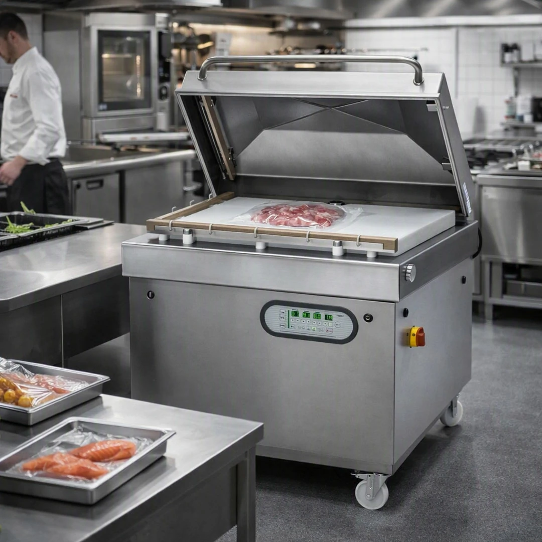 Machine à Emballer Sous Vide BUSCH 160 m³/h - Modèle TITAN F 100 XL C, Parfaite pour les Professionnels de la Restauration – Image 2
