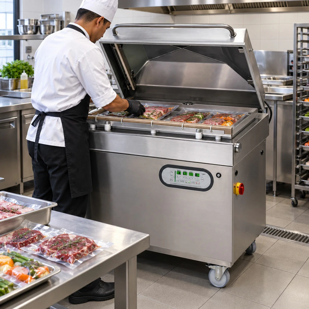 Machine Sous Vide Inox BUSCH TITAN F 100 XL C - Performance 300 m³/h pour Secteur Alimentaire – Image 2