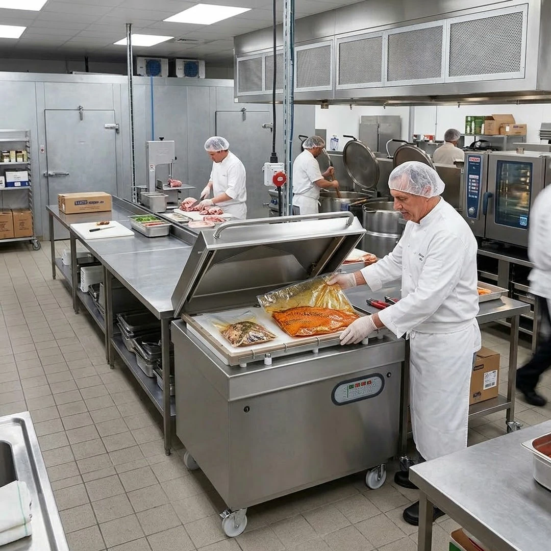 Machine à Emballer Sous Vide Industrielle TITAN F1000XLU160